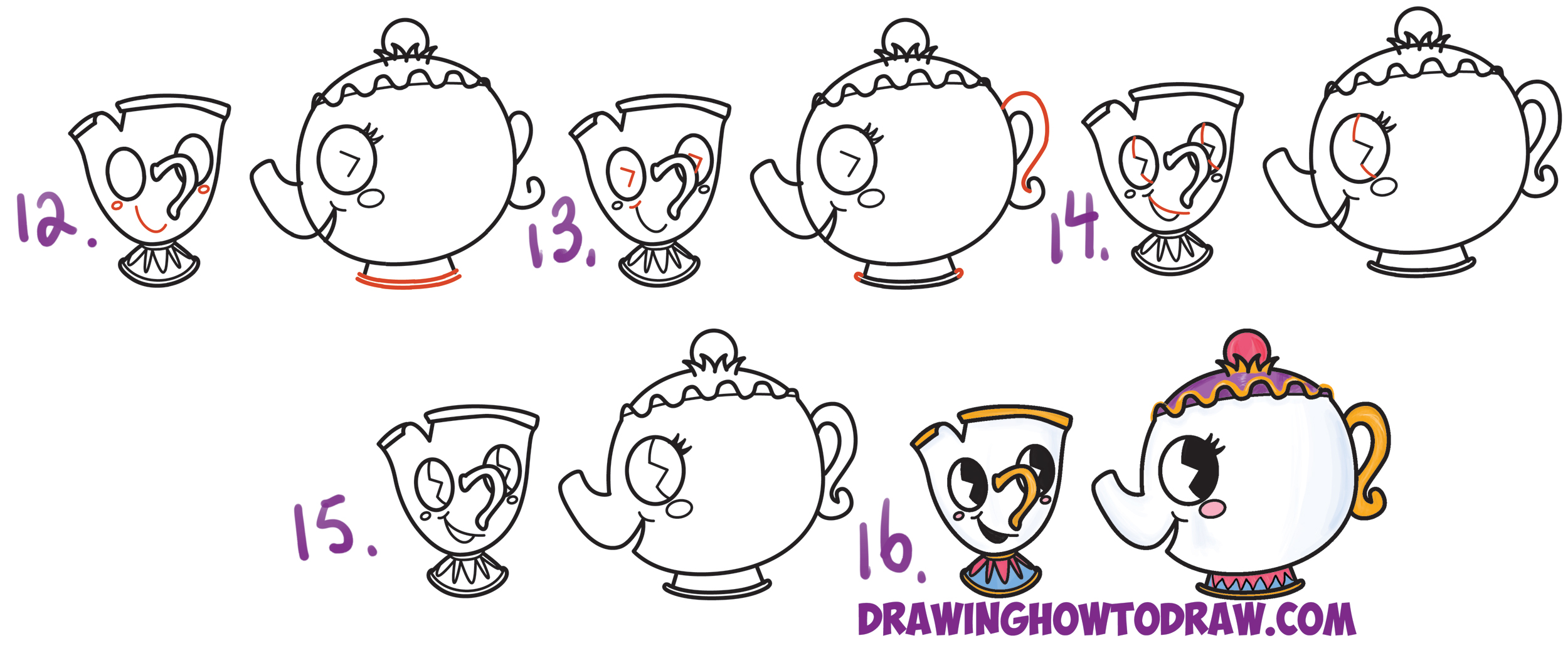 pix How To Draw Chips Step By Step how to draw cute kawaii chibi mrs