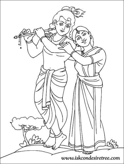 Colour drawing free wallpaper lord radha krishna coloring drawing. Radha Krishna Realistic Drawing Drawing Skill