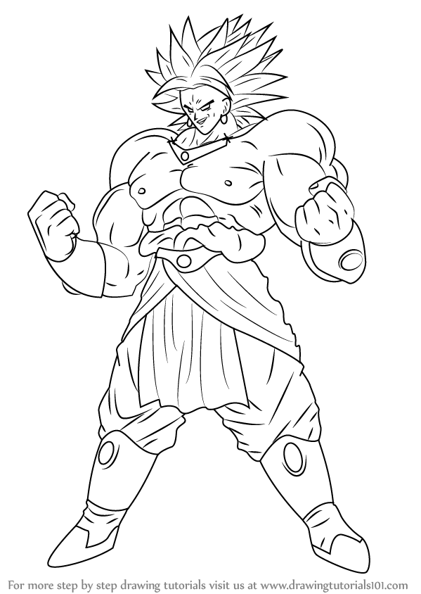pix Dragon Ball Z Characters Drawings to draw broly from dragon ball z