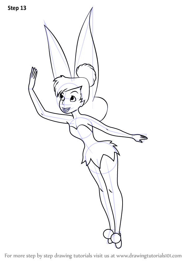 picture Face Simple Easy Tinkerbell Drawing to draw tinkerbell from peter pan