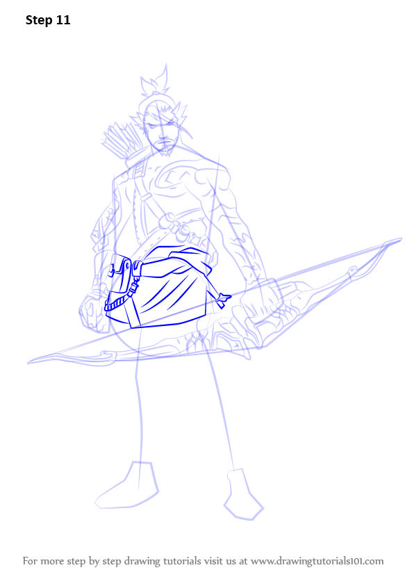 pic How To Draw Hanzo Overwatch learn how to draw hanzo from overwatch