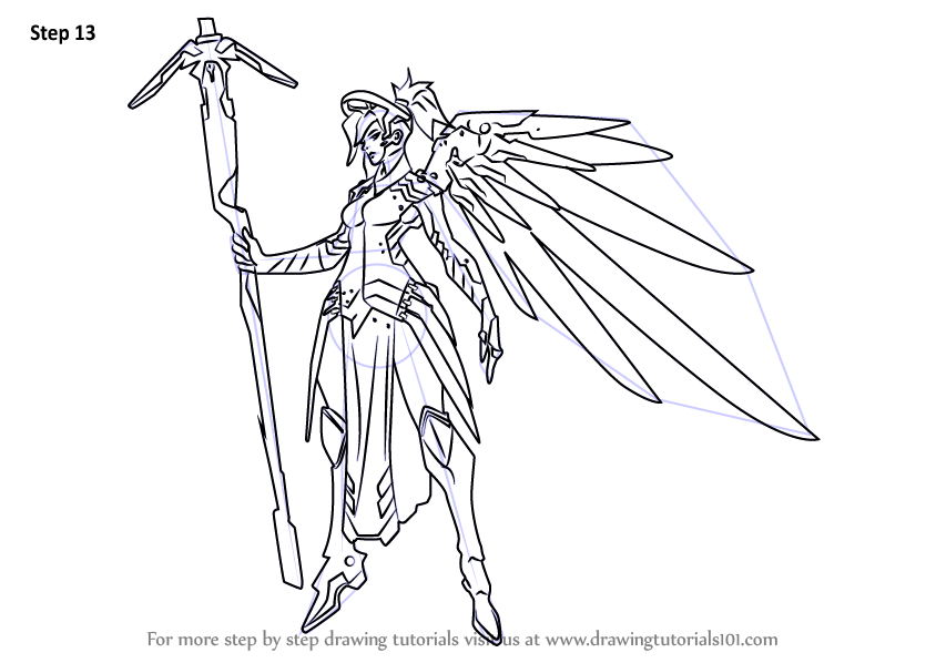 pics How To Draw Overwatch Characters Easy learn how to draw mercy from overwatch