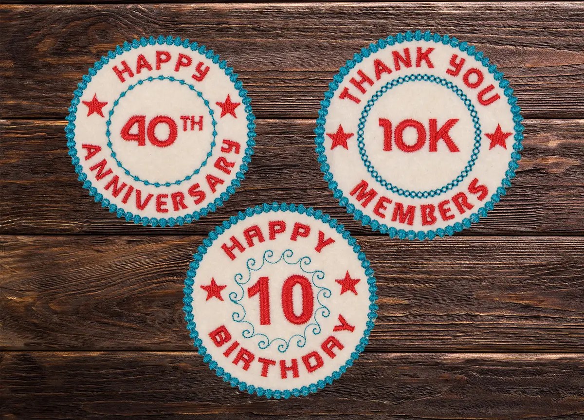 Create Beautiful Custom Round Patches with DRAWings (12) Create Beautiful Custom Round Patches with DRAWings (12)