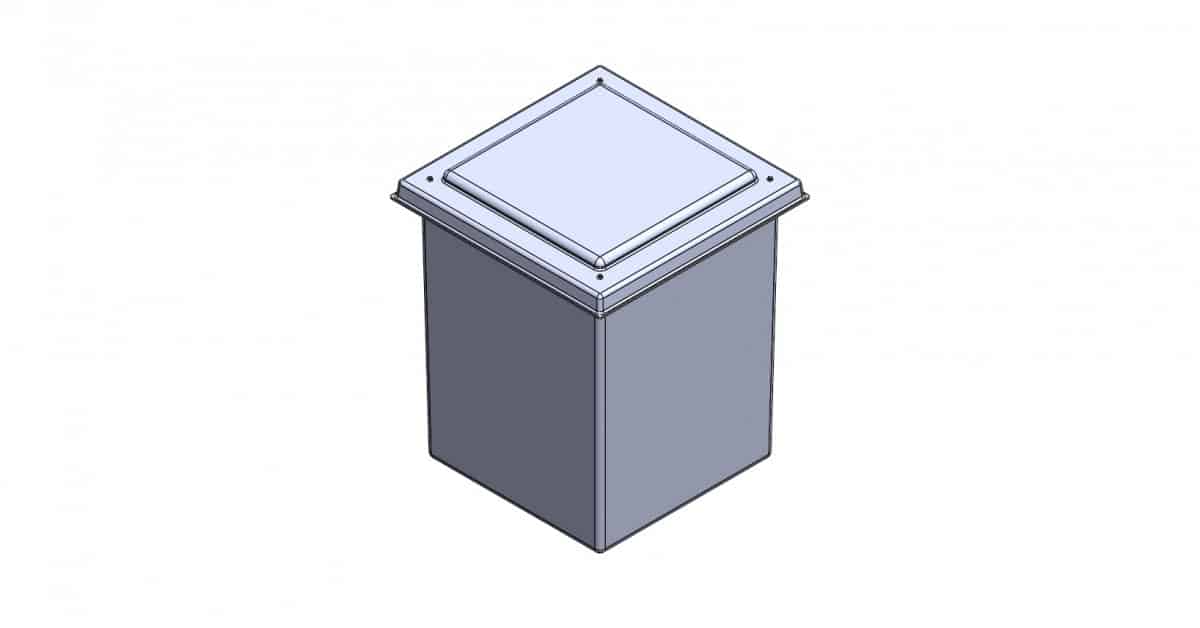 338 ltr GRP Water Tank - Prefabricated SWIFTflow Water Tank