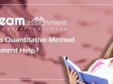 Master Quantitative Methods Assignment Help In Usa
