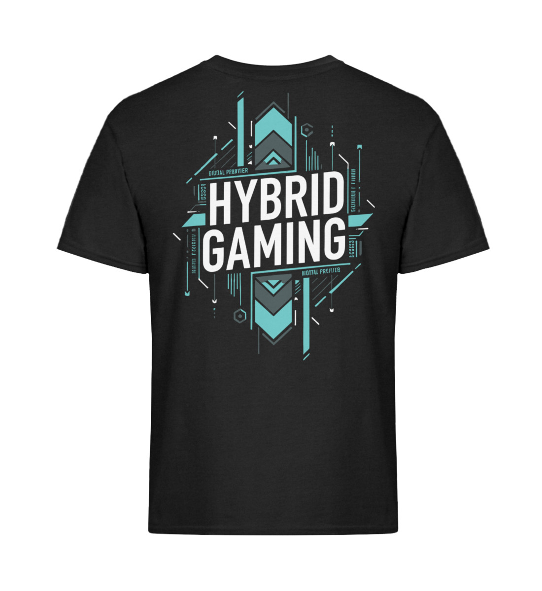 Hybrid Gaming Sideways - Softstyle T-Shirt-16
