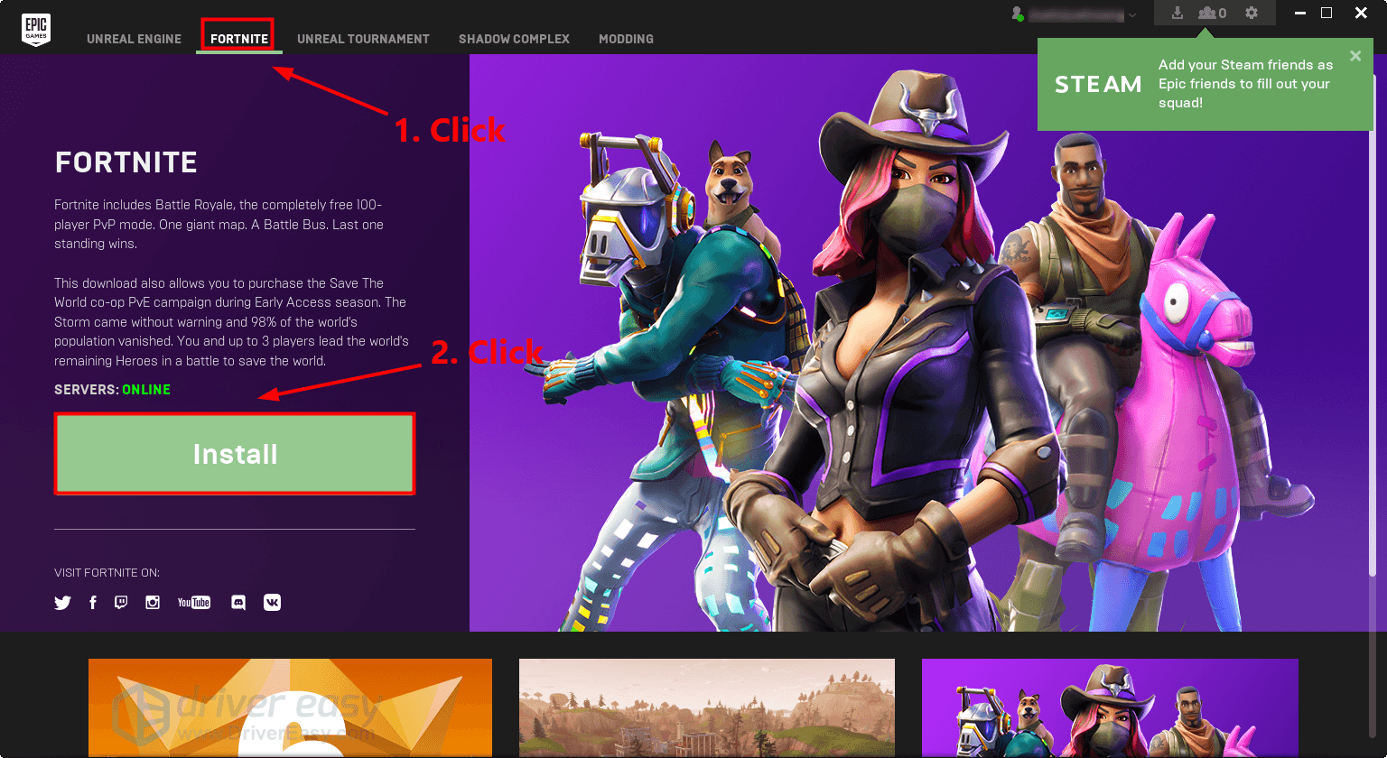 How To Download Fortnite On PC SOLVED Driver Easy Snap358 