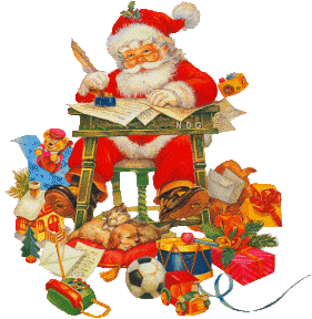 Babbo Natale Gif Animata E Glitterata Immagini Natalizie