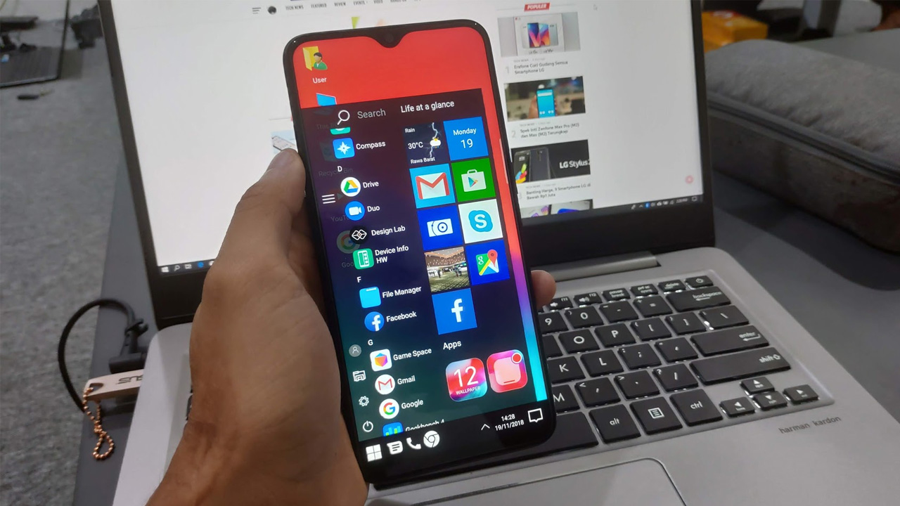 Cara Merubah Android Menjadi Windows Hp Rasa Laptop Sakata Id Dengan langkah ini kamu bisa menginstal Custom Android di ponsel berbasis Windows Phone Windows Mobile dengan mudah.