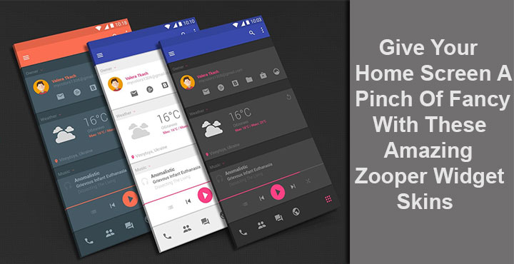 Best Zooper Widget Skins For Beautiful Home Screen Setups Droidviews
