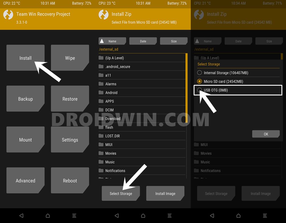 Namun sayangnya, untuk menggunakan undeleter recover file tersebut anda harus. 3 Methods How To Transfer Or Install Files Via Twrp Recovery