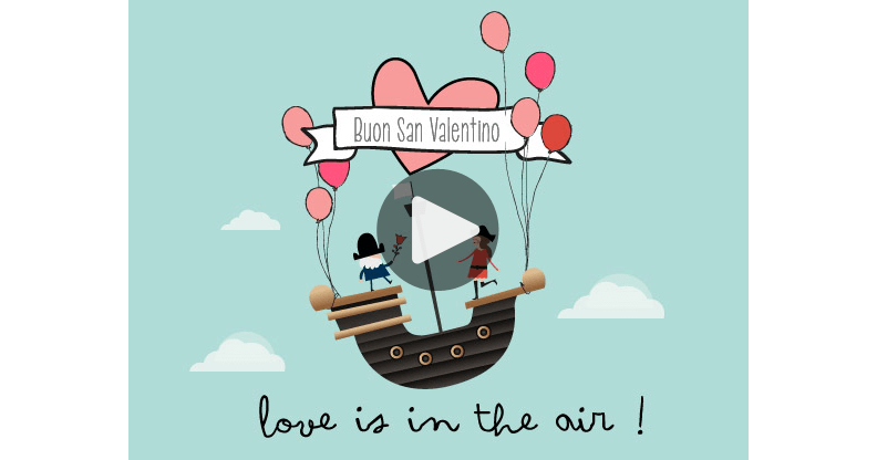 Download Gratuito immagini Cartolina San Valentino Con Pirati ultima saluti