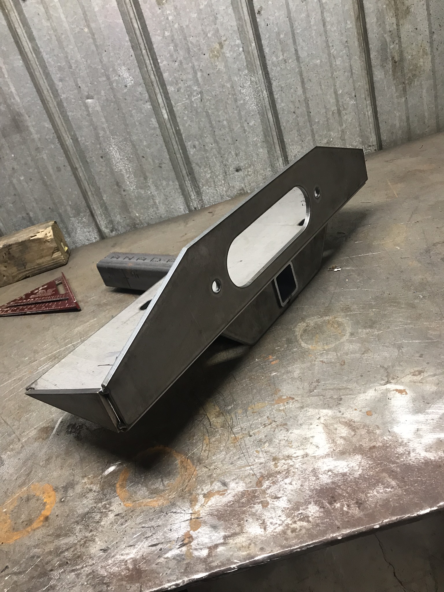 DIY Winch Plate Receiver Mount DR.Z FABRICATION