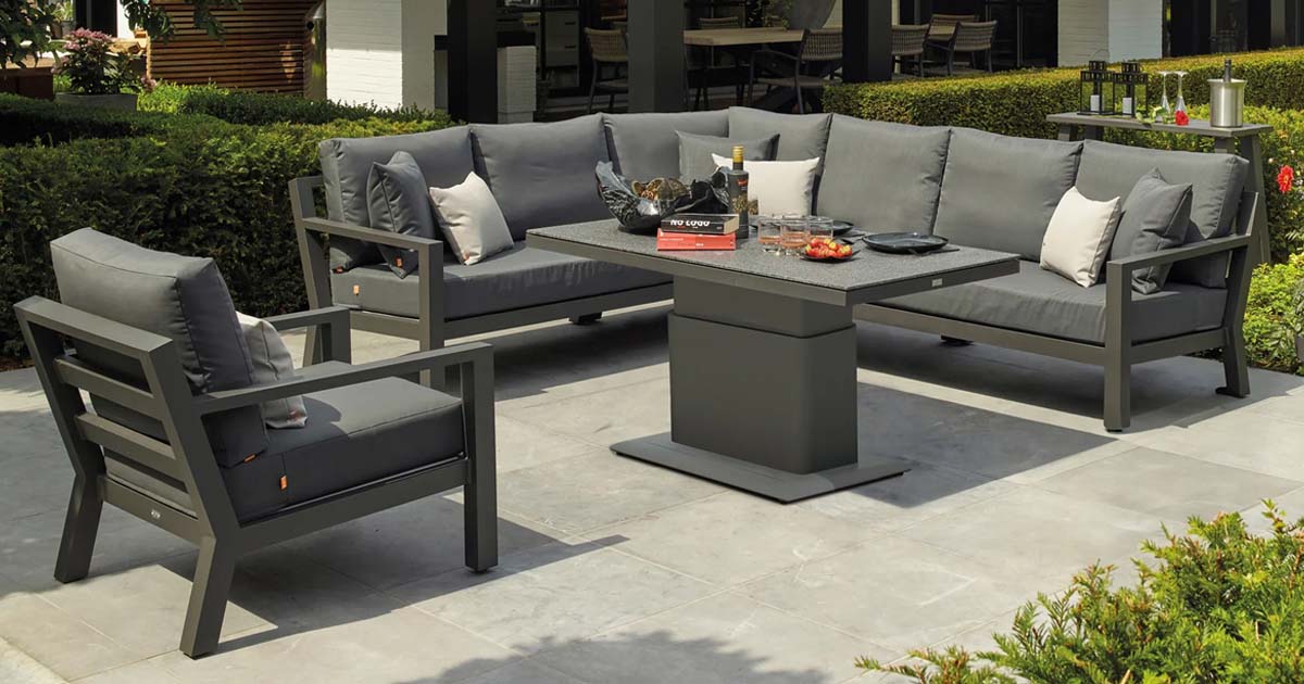 Timber Deep Seating Conversation Sectional