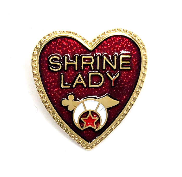 Shrine Lady Pin Shriners By D Turin Company