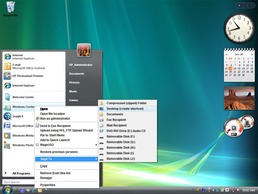 Although there are many popular messaging and chat software, most people download and install the freeware version. How To Create A Desktop Shortcut In Windows Vista Dummies