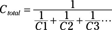 Electronics Components Capacitors In Parallel And Series