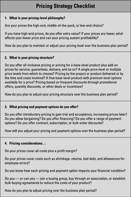 Business Marketing Plan Distribution Pricing And Promotion Strategies Dummies