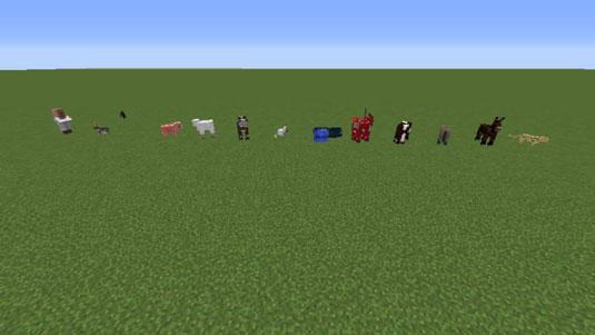 pic All Neutral Mobs In Minecraft minecraft mobs monsters dummies