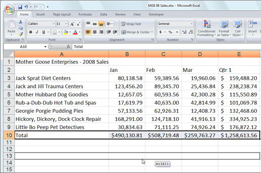 Fungsi sebenarnya adalah rumus yang sudah disediakan oleh microsoft excel, yang. Using Drag And Drop In Excel 2007 Dummies
