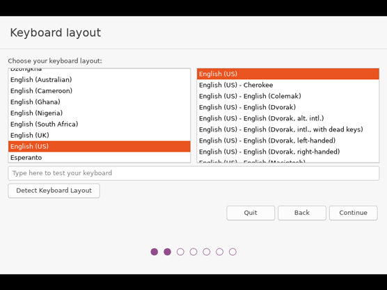 Go for sudo nano /etc/default/keyboard there you can . How to Install Linux from Ubuntu Live - dummies