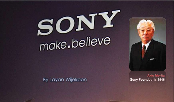 Kisah sukses perusahaan Sony