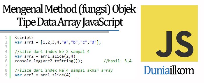 Tutorial Belajar Javascript Bagian 16 Penjelasan Tipe Data Array Di - Download Premium Landscape Picture | Ultra HD