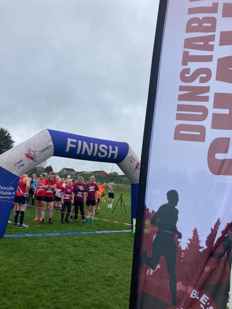 start finish line of running event