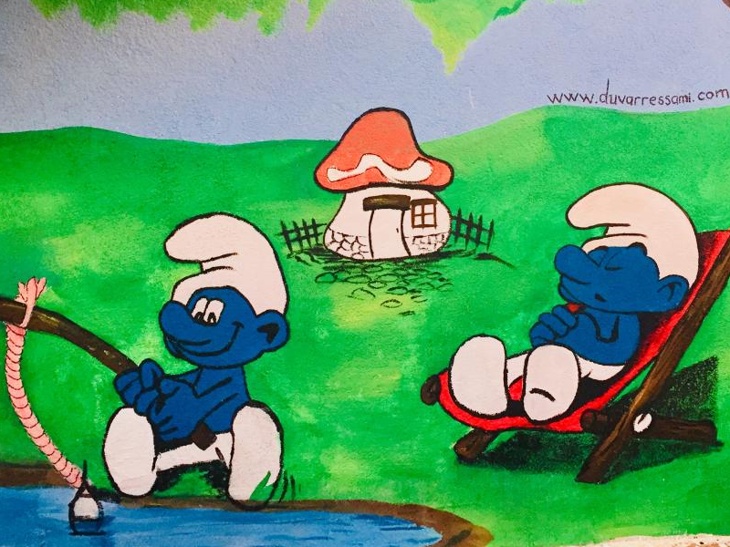 Park Bahce Yasam Alani Duvar Resmi Boyama Icin 8 Fikir Bahce Duvar Sanat