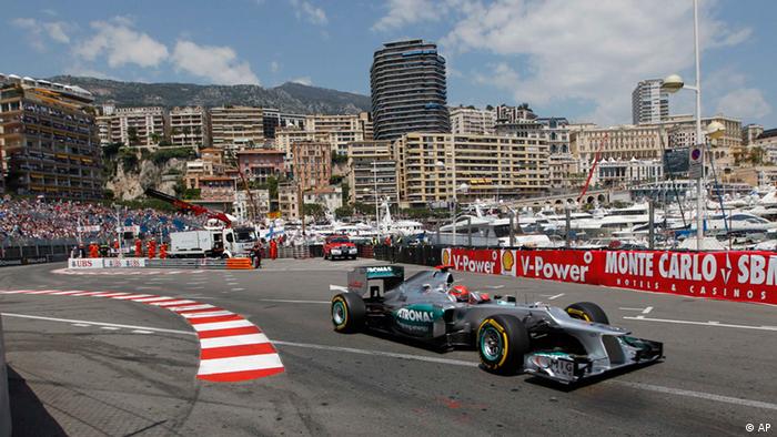 Michael Schumacher Takes Pole In Monaco Sports German
