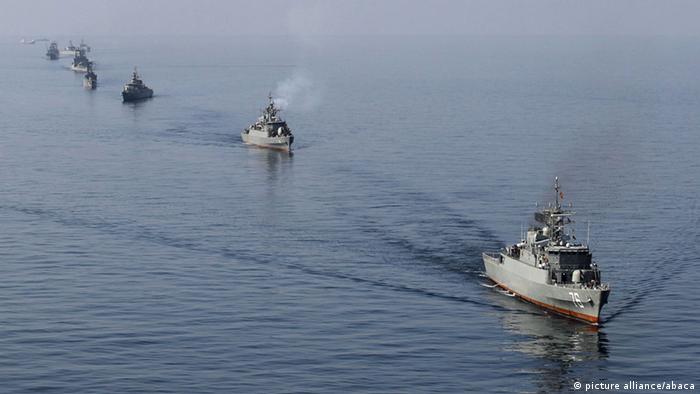 Archivbild Iran Kriegsschiff Straße von Hormus (picture alliance/abaca)