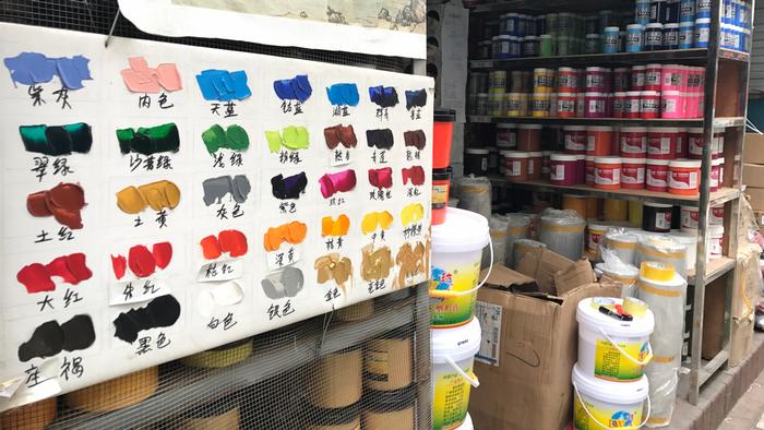 Kunstkopien für den Weltmarkt in Dafen, Shenzhen, China 