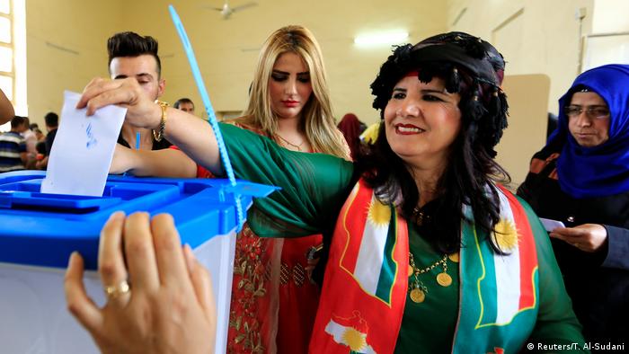Irak Kurden stimmen über Unabhängigkeit ab (Reuters/T. Al-Sudani)