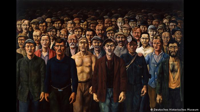 Gemälde Die Internationale von Otto Griebel (Deutsches Historisches Museum)