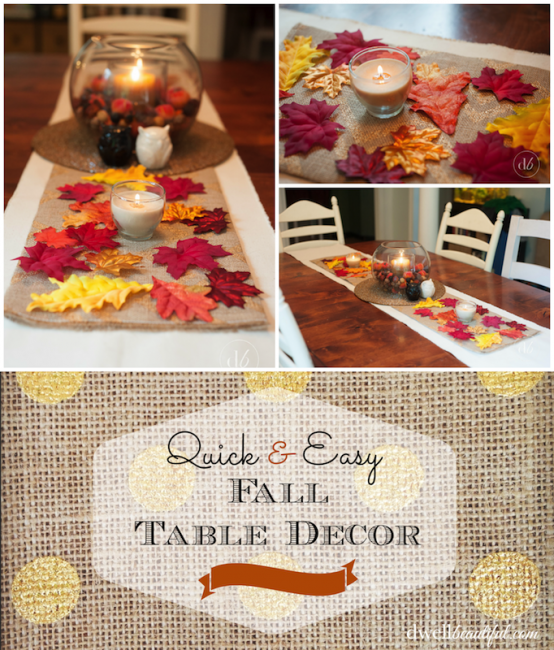fall table decor