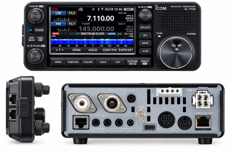 Icom IC-7110: Specifications and Photos — X-026 Revealed