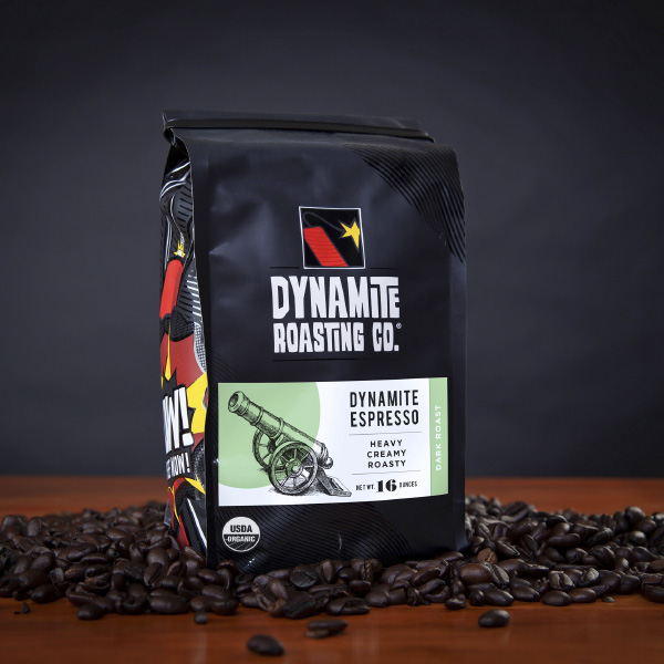 Dynamite Espresso Blend - Dynamite Roasting Co. Organic Fair Trade