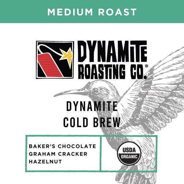 Cold Brew Blend - Dynamite Roasting Co. Organic Fair Trade Coffee