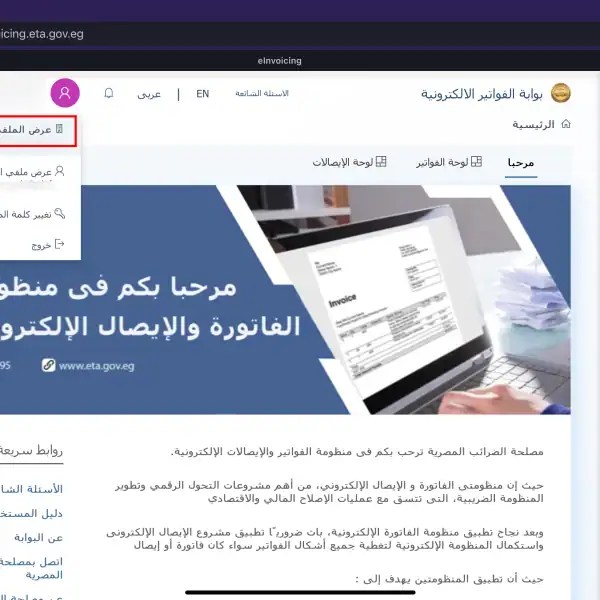 كيفية الحصول على بيانات التسجيل من مصلحة الضرائب المصرية