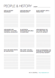 worldbuilding worksheet history