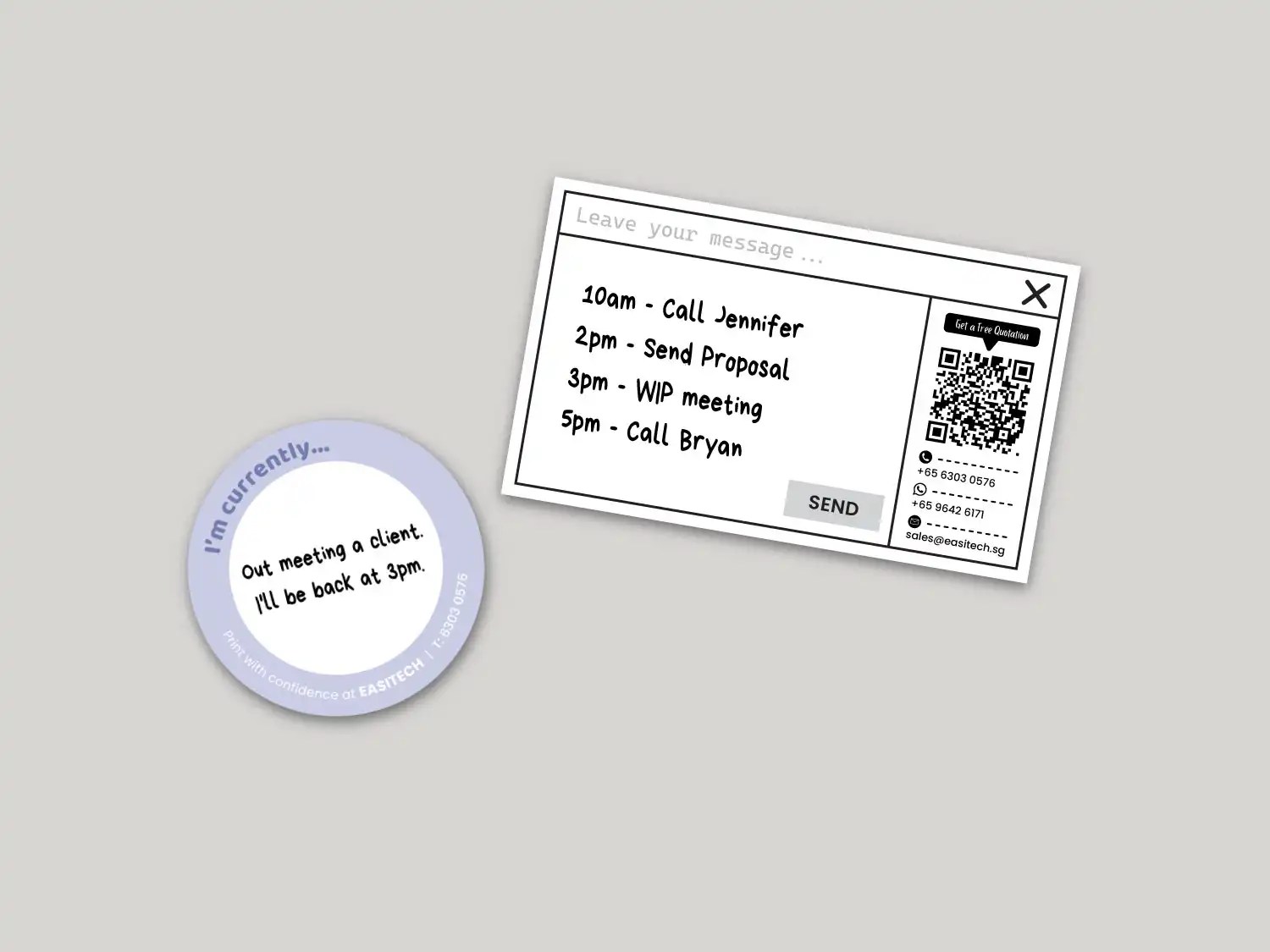 Ideas for Custom Magnet - Message Board