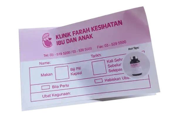 Wood Free Sticker Suitable for Indoor Use