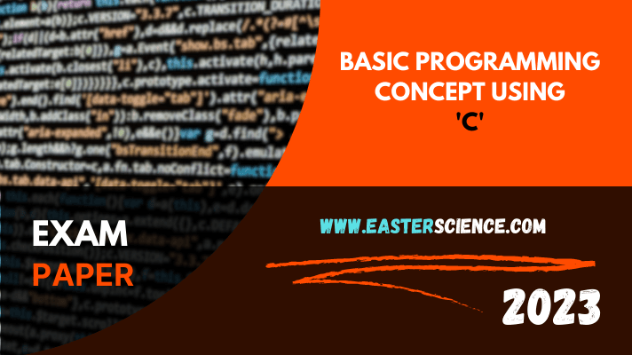 Basic Programming Concept Using C