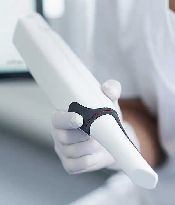 No more paste like impression materials filled in trays which is seated inside your mouth for impressions. Digital scanners provide more accurate impressions than conventional impressions.