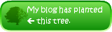 My blog has planted an oak tree.