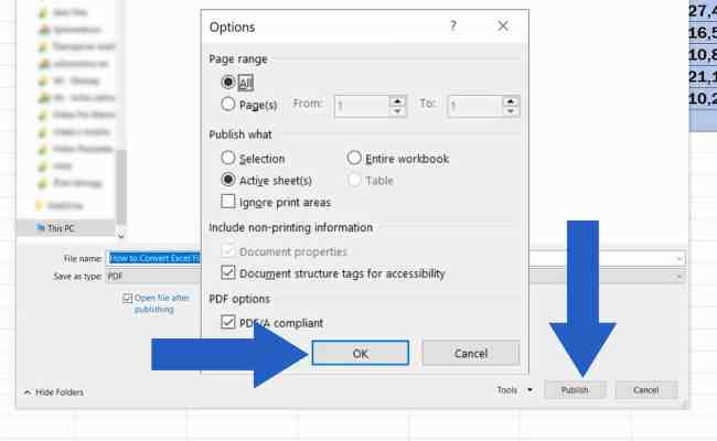 How To Convert An Excel File Into PDF