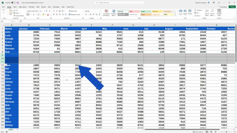 How To Insert Multiple Rows In Excel 4 Easy Ways - Best Light Patterns in HD