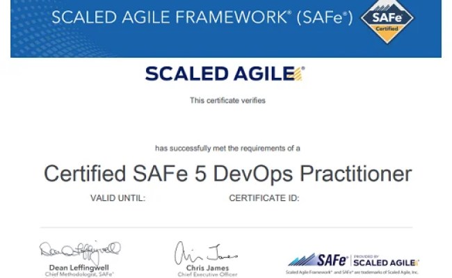 SAFe DevOps Practitioner (SDP) 6.0 Certification Training | 100% ...