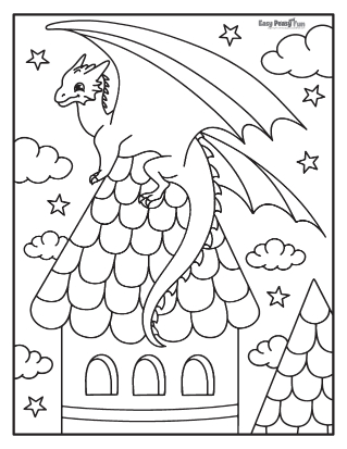 dragon coloring pages 30 printable sheets anh dung seo