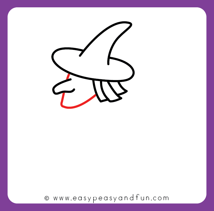 Witch face drawing easy at indiana mulquin blog
